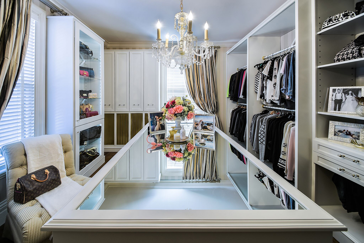 Custom Designed Walk in Closet
